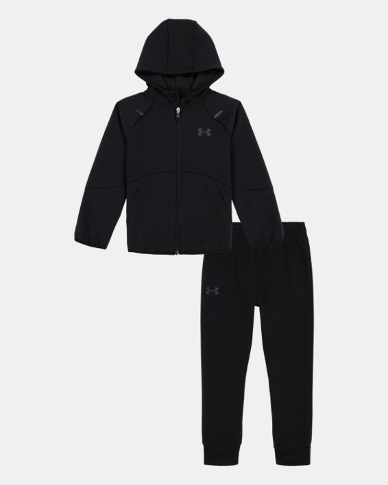 UA Unstoppable Knit Infant Boys' Full-Zip Set | Under Armour UA Unstoppable Knit Infant Boys' Full-Zip Set | Under Armour